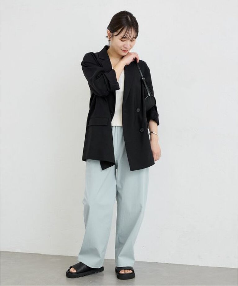 JOURNAL STANDARD「《追加3》【撥水/接触冷感/洗える/UVカット】リネンナイロンストレッチワイドパンツ」|その他|