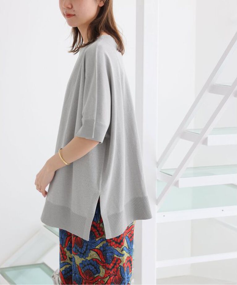 JOURNAL STANDARD relume「《追加2》接触冷感 / ウォッシャブルクールポンチョプルオーバー」|ニット・セーター|