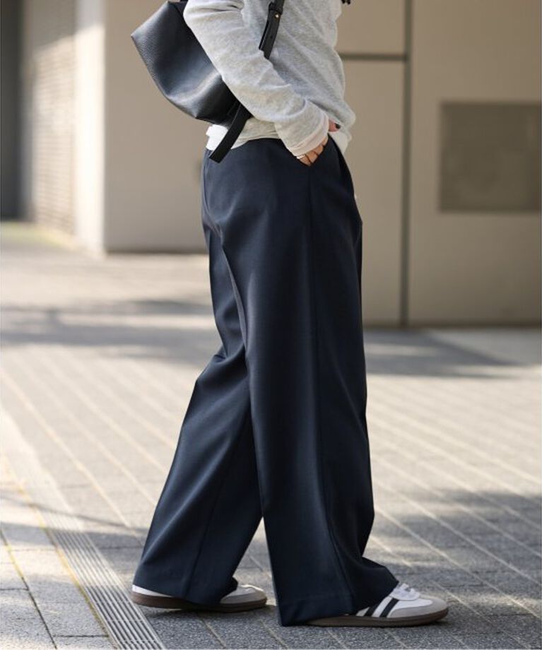 JOURNAL STANDARD relume「《WEB限定追加予約6》マットウースフレアタックパンツ」|スラックス|