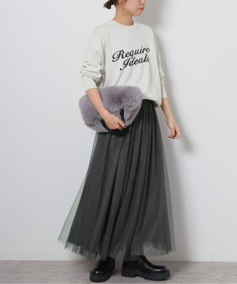 JOURNAL STANDARD relume「《WEB限定追加予約5》ウォッシャブルチュールイージースカート」|スカート|