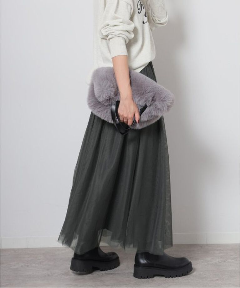 JOURNAL STANDARD relume「《WEB限定追加予約5》ウォッシャブルチュールイージースカート」|スカート|