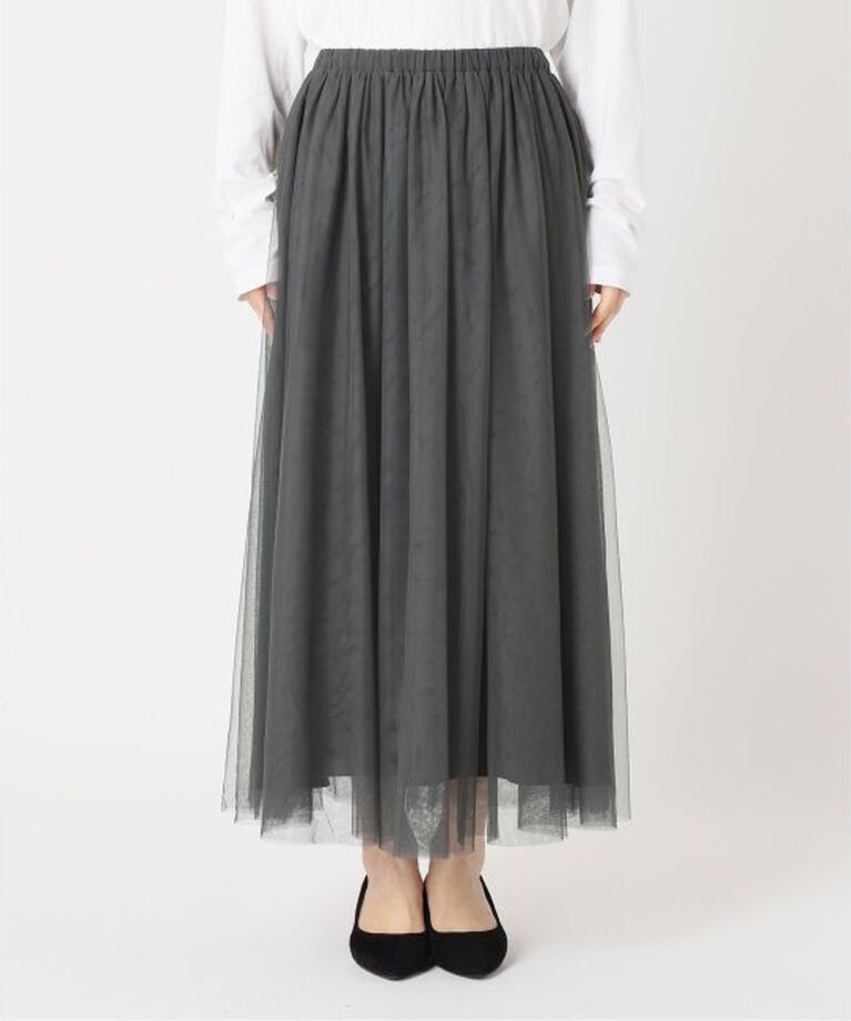 JOURNAL STANDARD relume「《WEB限定追加予約5》ウォッシャブルチュールイージースカート」|スカート|