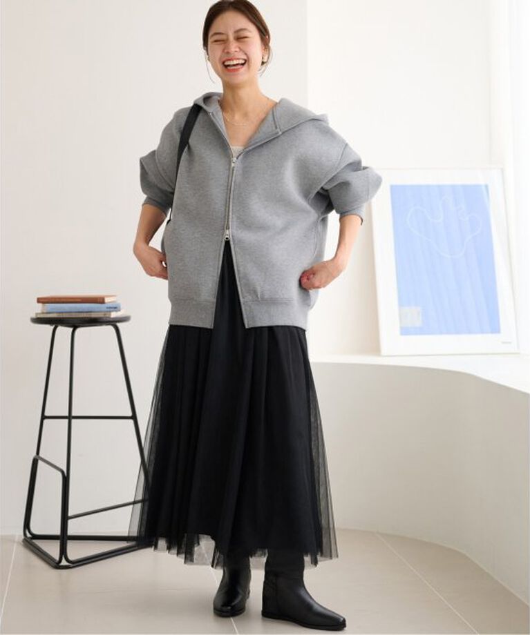 JOURNAL STANDARD relume「《WEB限定追加予約5》ウォッシャブルチュールイージースカート」|スカート|