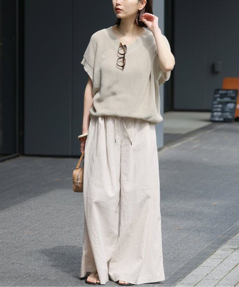 JOURNAL STANDARD relume「《追加》リネンコットンワイドギャザーパンツ」|その他|