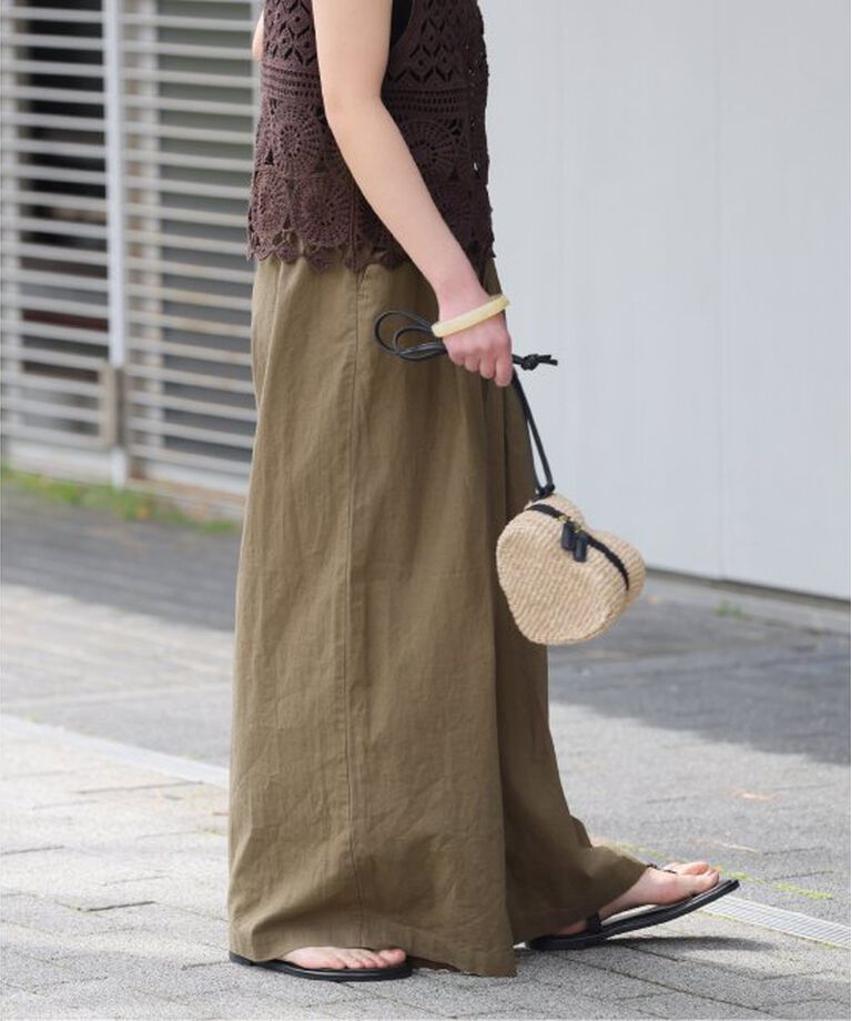 JOURNAL STANDARD relume「《追加》リネンコットンワイドギャザーパンツ」|その他|