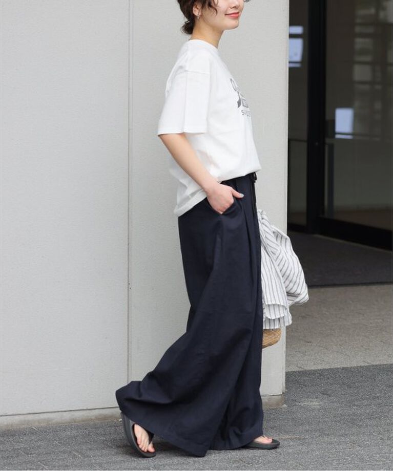 JOURNAL STANDARD relume「《追加》リネンコットンワイドギャザーパンツ」|その他|