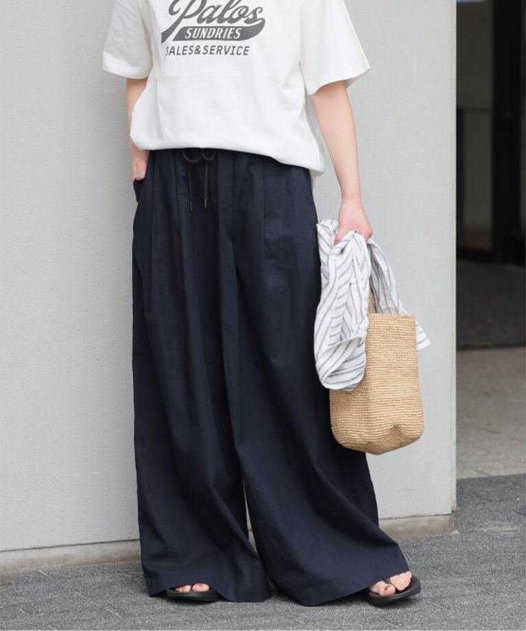 JOURNAL STANDARD relume「《追加》リネンコットンワイドギャザーパンツ」|その他|