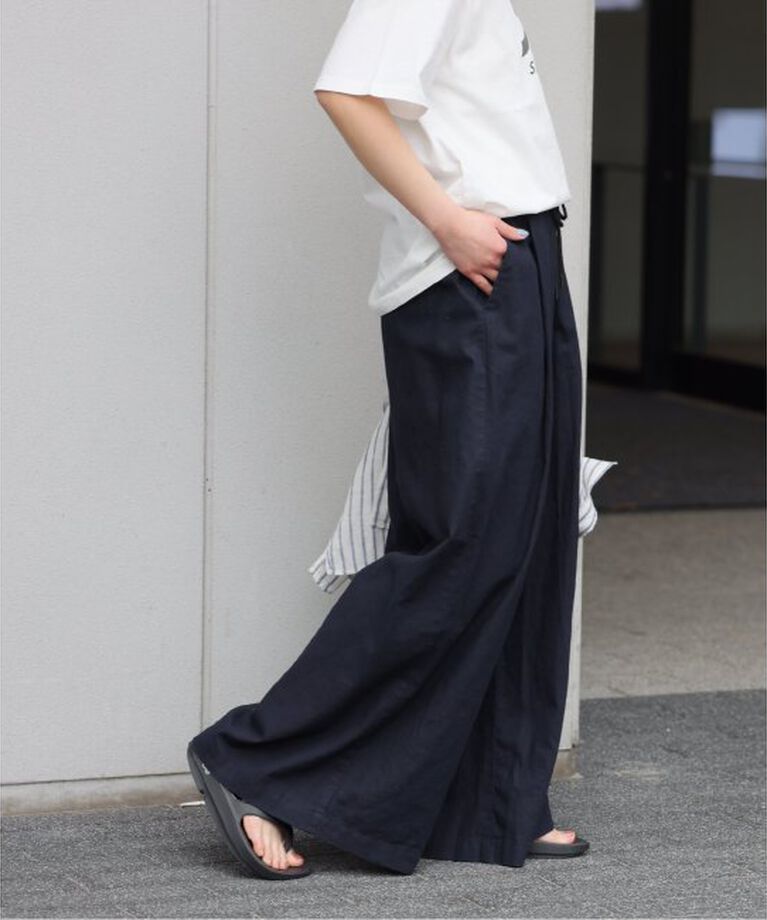JOURNAL STANDARD relume「《追加》リネンコットンワイドギャザーパンツ」|その他|