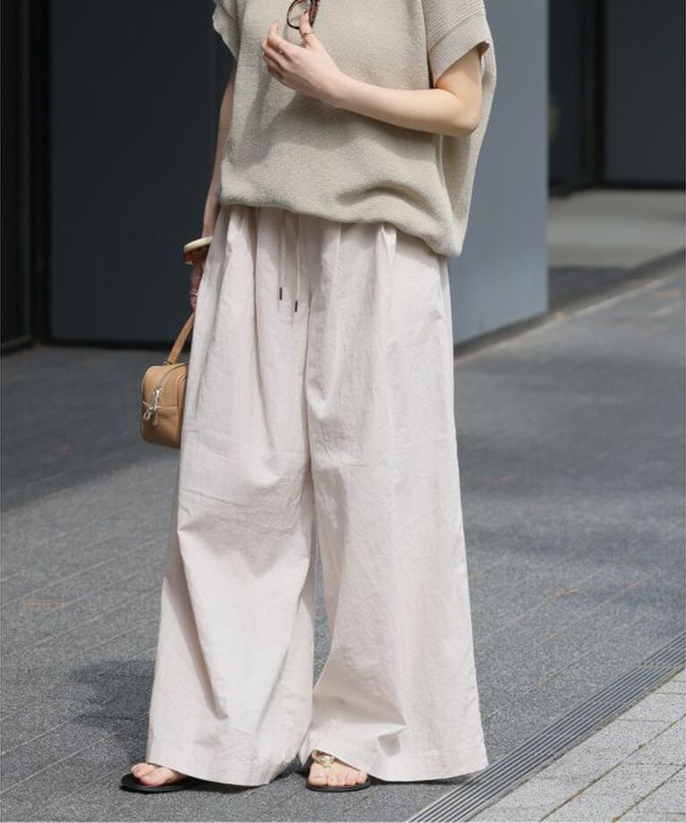 JOURNAL STANDARD relume「《追加》リネンコットンワイドギャザーパンツ」|その他|