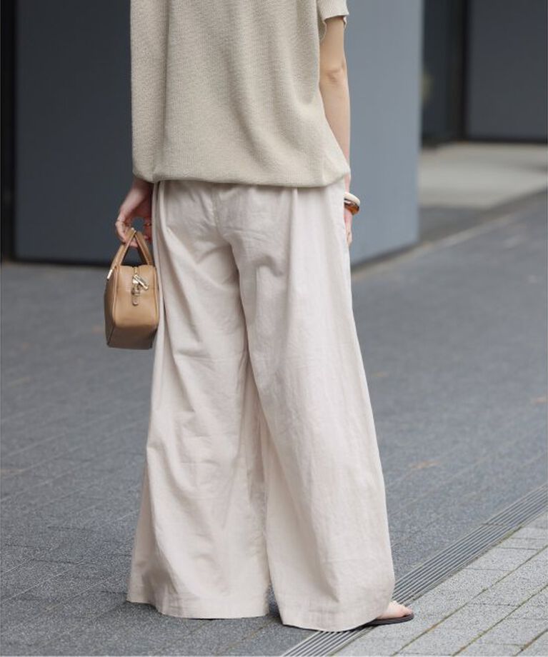 JOURNAL STANDARD relume「《追加》リネンコットンワイドギャザーパンツ」|その他|