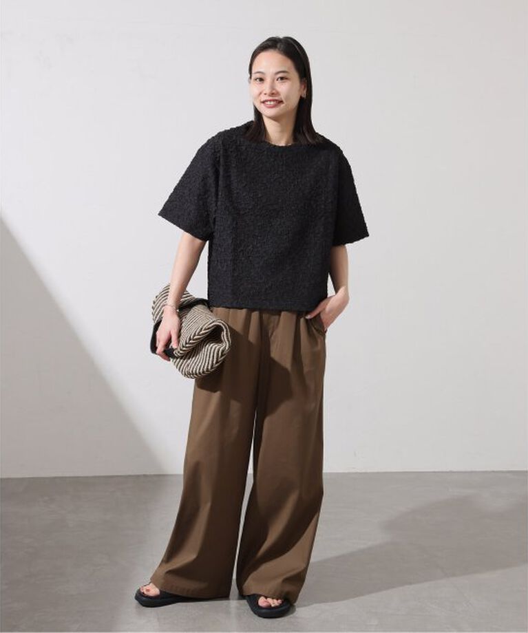 JOURNAL STANDARD「《WEB限定追加予約》シャーリングハーフスリーブTシャツ」|Tシャツ・カットソー|