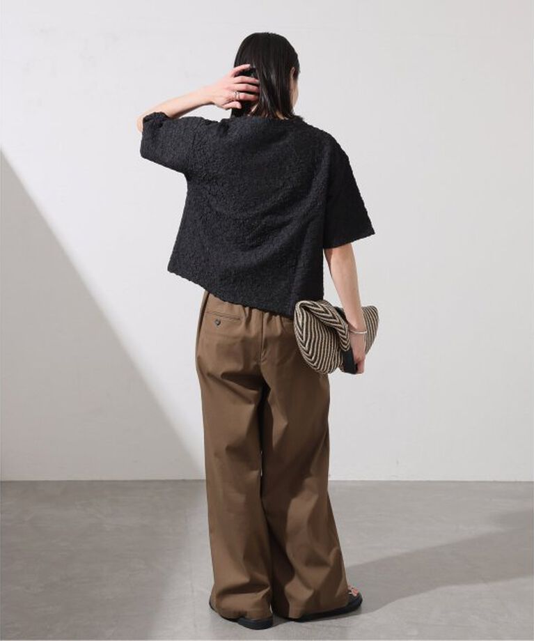 JOURNAL STANDARD「《WEB限定追加予約》シャーリングハーフスリーブTシャツ」|Tシャツ・カットソー|