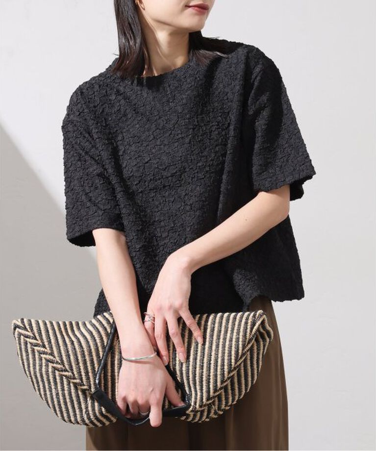 JOURNAL STANDARD「《WEB限定追加予約》シャーリングハーフスリーブTシャツ」|Tシャツ・カットソー|
