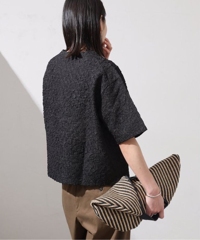 JOURNAL STANDARD「《WEB限定追加予約》シャーリングハーフスリーブTシャツ」|Tシャツ・カットソー|