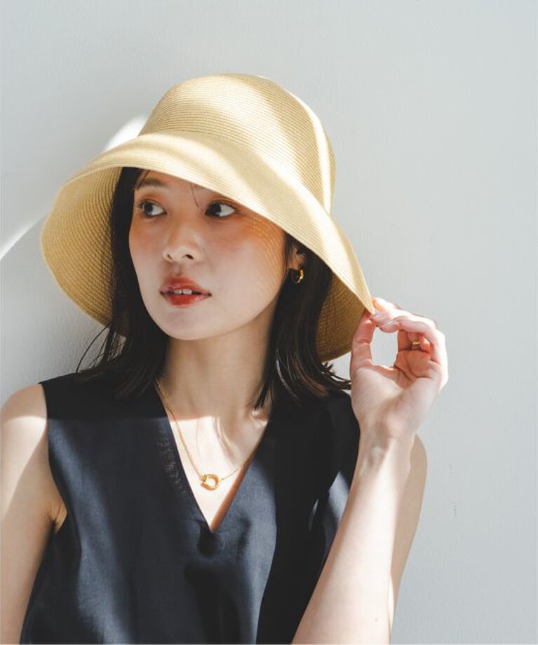 NOBLE「MARIHA/マリハ レディのハット Short Brim」|ハット|ベージュ