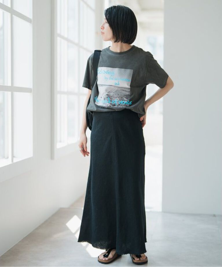 Spick and Span「リネンフレアスカート」|スカート|