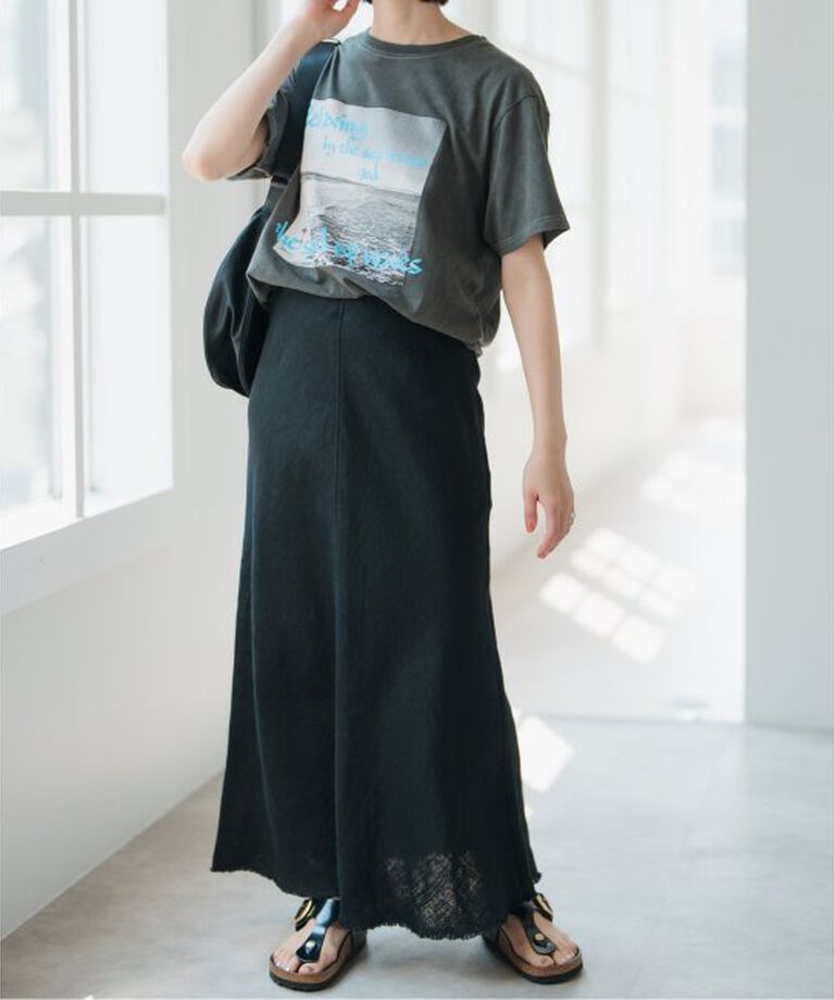 Spick and Span「リネンフレアスカート」|スカート|