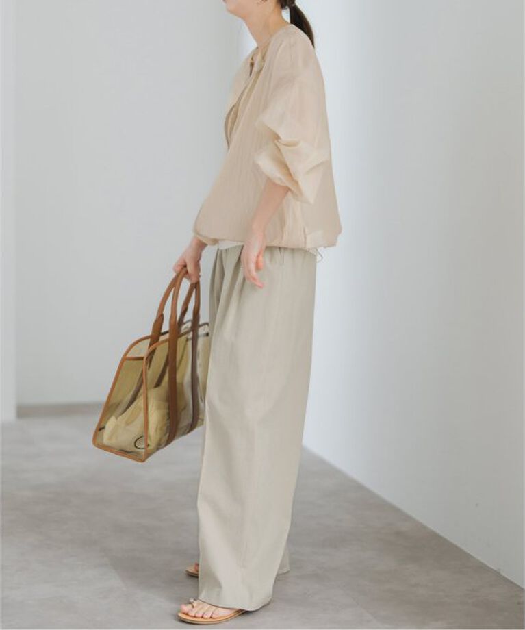 Spick and Span「《一部店舗+WEB限定》シアーフロントZIPブルゾン」|その他|