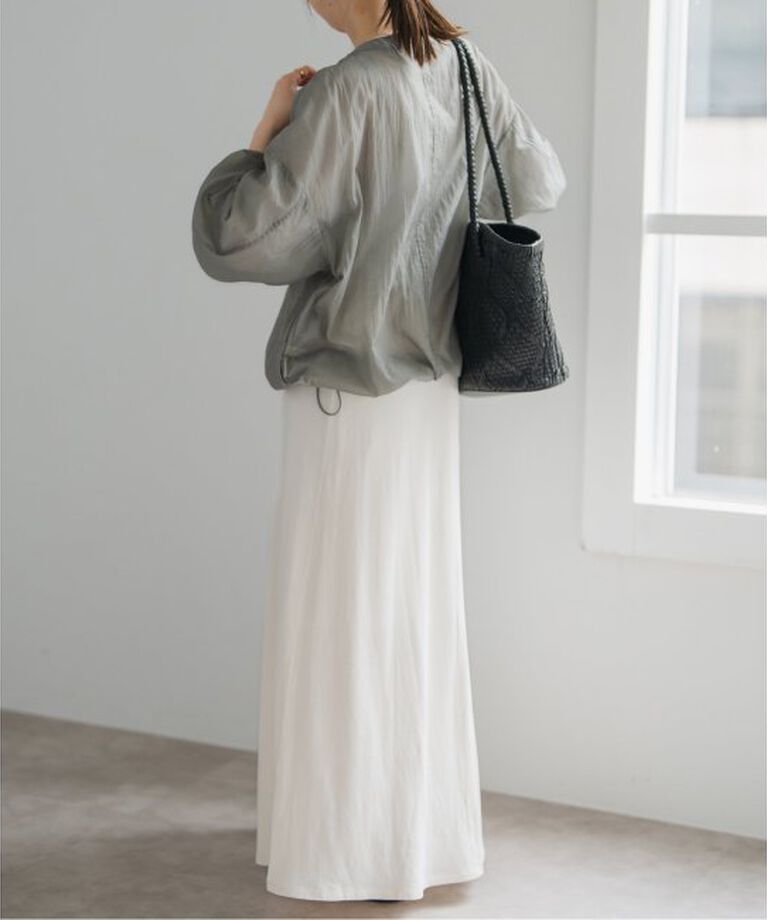 Spick and Span「《一部店舗+WEB限定》シアーフロントZIPブルゾン」|その他|