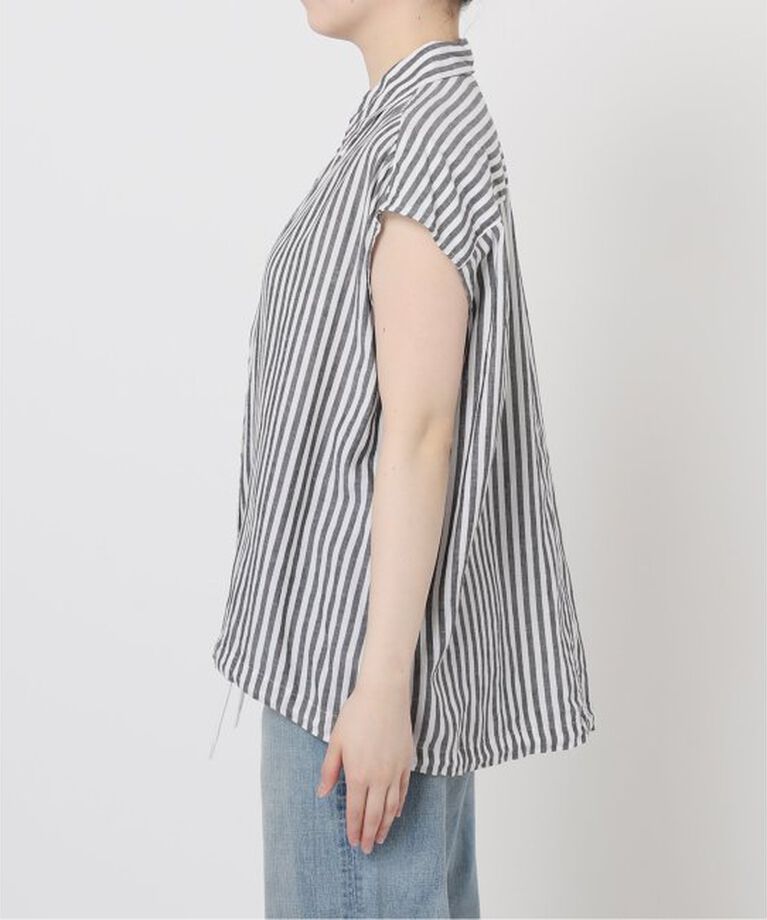 Spick and Span「リネンブレンドフレンチヘムギャザーシャツ」|シャツ・ブラウス|
