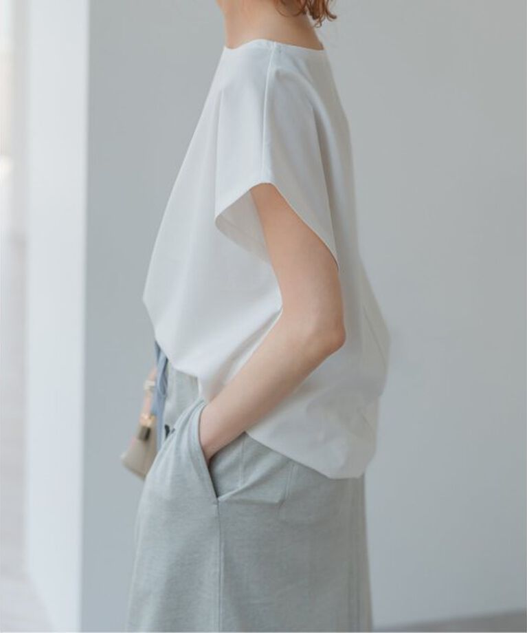 Spick and Span「《一部店舗+WEB限定》ポンチフレンチスリーブプルオーバー」|Tシャツ・カットソー|