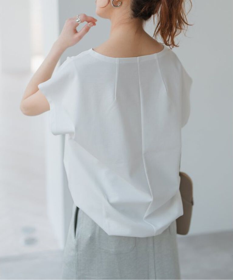 Spick and Span「《一部店舗+WEB限定》ポンチフレンチスリーブプルオーバー」|Tシャツ・カットソー|