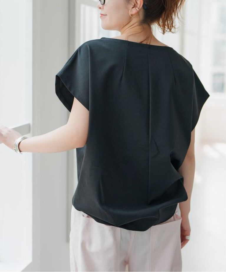 Spick and Span「《一部店舗+WEB限定》ポンチフレンチスリーブプルオーバー」|Tシャツ・カットソー|