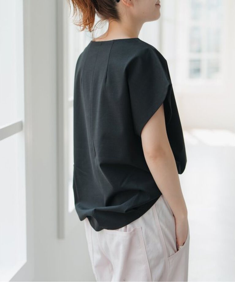 Spick and Span「《一部店舗+WEB限定》ポンチフレンチスリーブプルオーバー」|Tシャツ・カットソー|