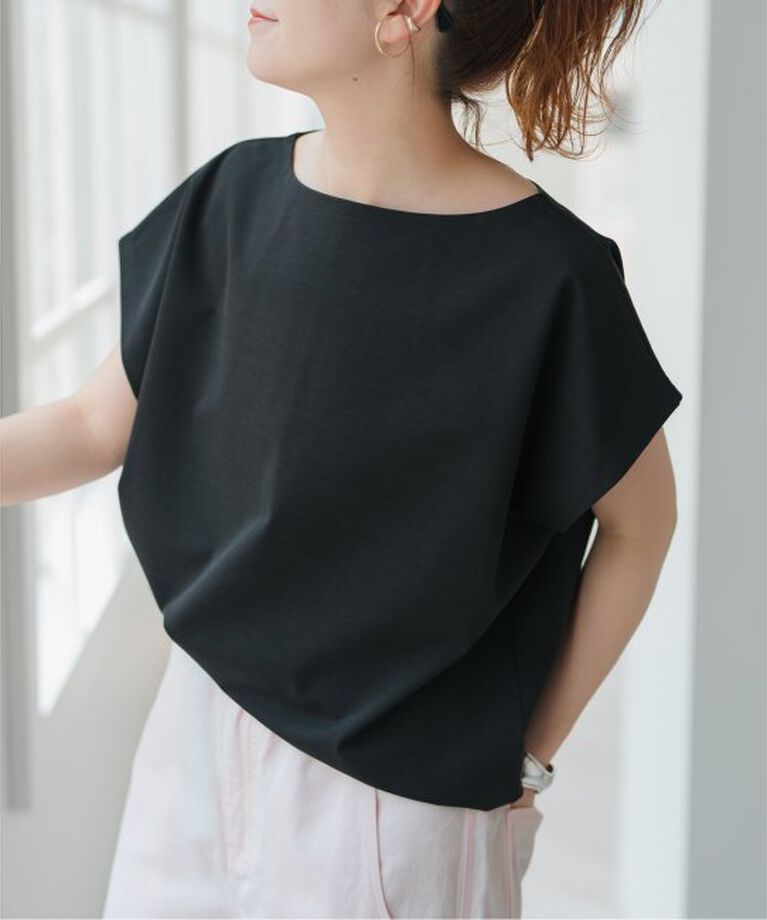 Spick and Span「《一部店舗+WEB限定》ポンチフレンチスリーブプルオーバー」|Tシャツ・カットソー|