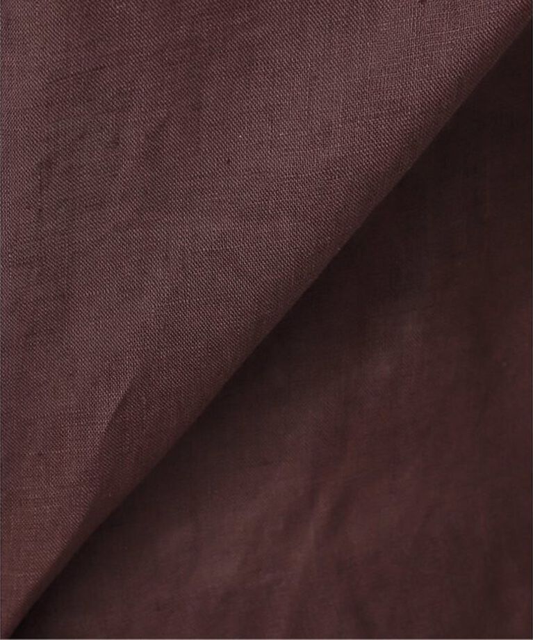 Spick and Span「《追加2》80リネンカシュクールビッグシャツ」|シャツ・ブラウス|
