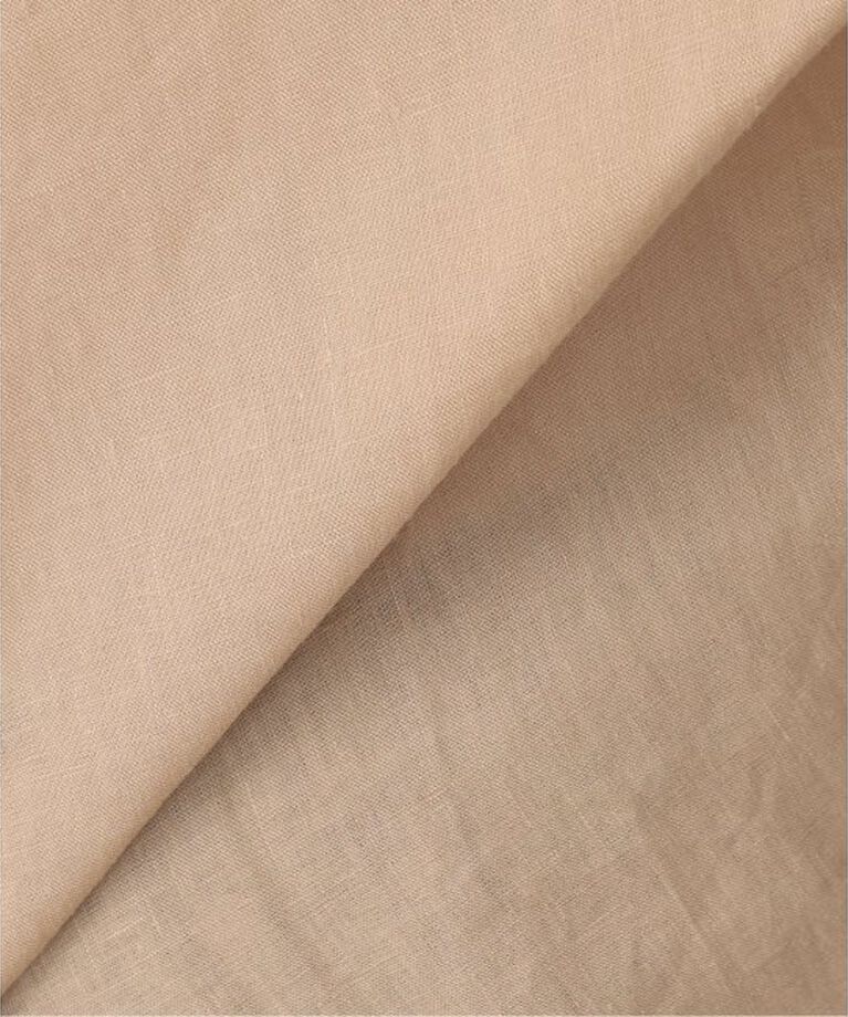 Spick and Span「《追加2》80リネンカシュクールビッグシャツ」|シャツ・ブラウス|