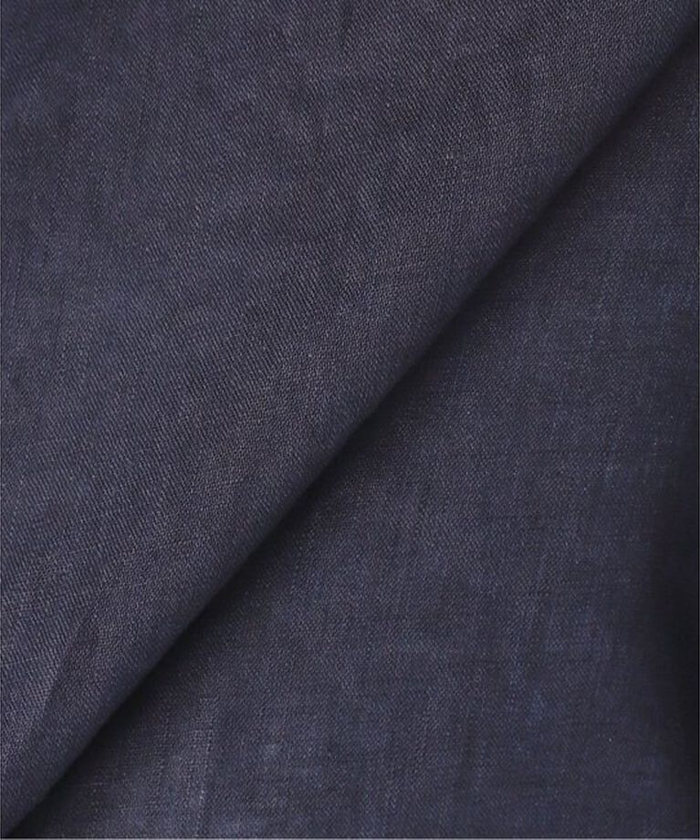 Spick and Span「《追加2》80リネンカシュクールビッグシャツ」|シャツ・ブラウス|