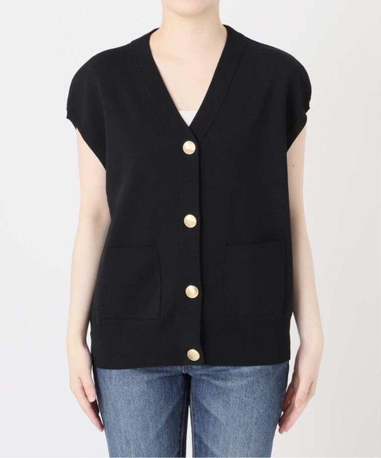 Spick and Span「《WEB限定予約》ウォッシャブルVネックニットベスト」|ベスト・ジレ|