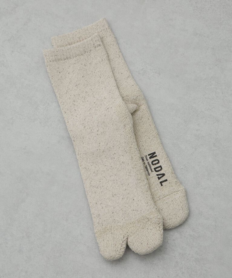 nano･universe「NODAL/Cotton Silk Socks」|ソックス|ベージュ
