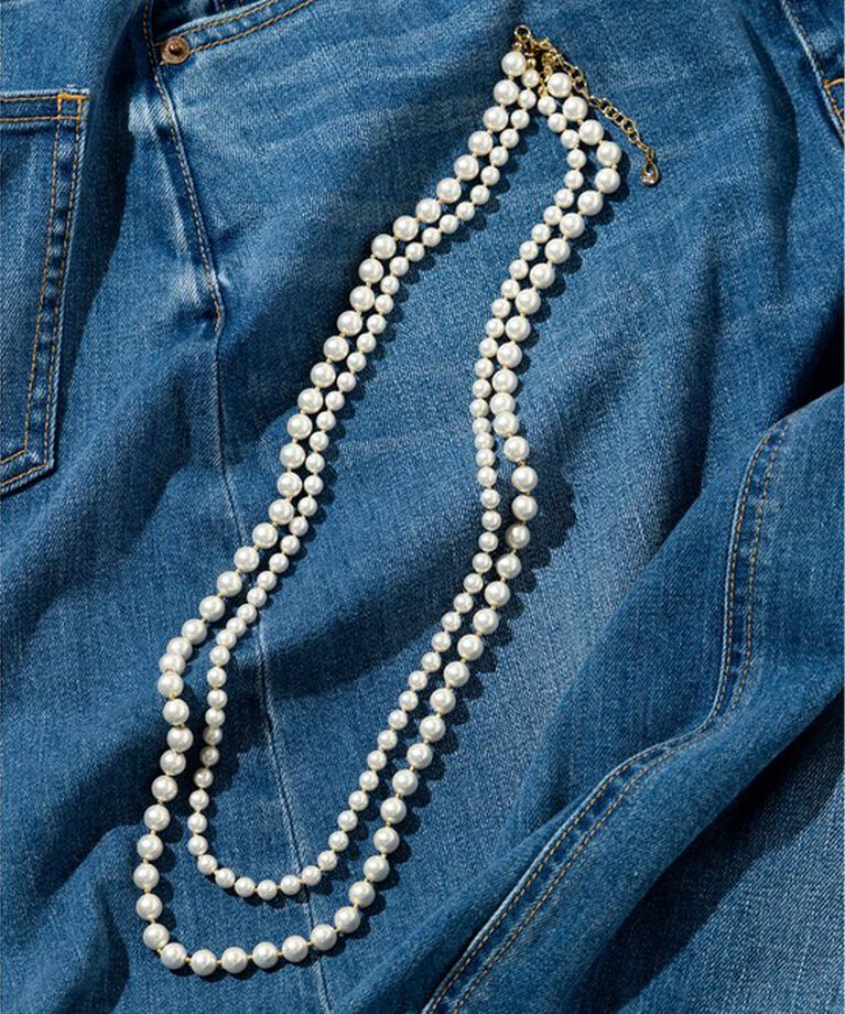 23区「【再入荷】2WAY パール ロング ネックレス」|ネックレス|