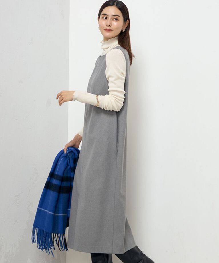 NOLLEY'S「《セットアップ対応》ウォッシャブル両面起毛2WAYワンピース」|ワンピース|