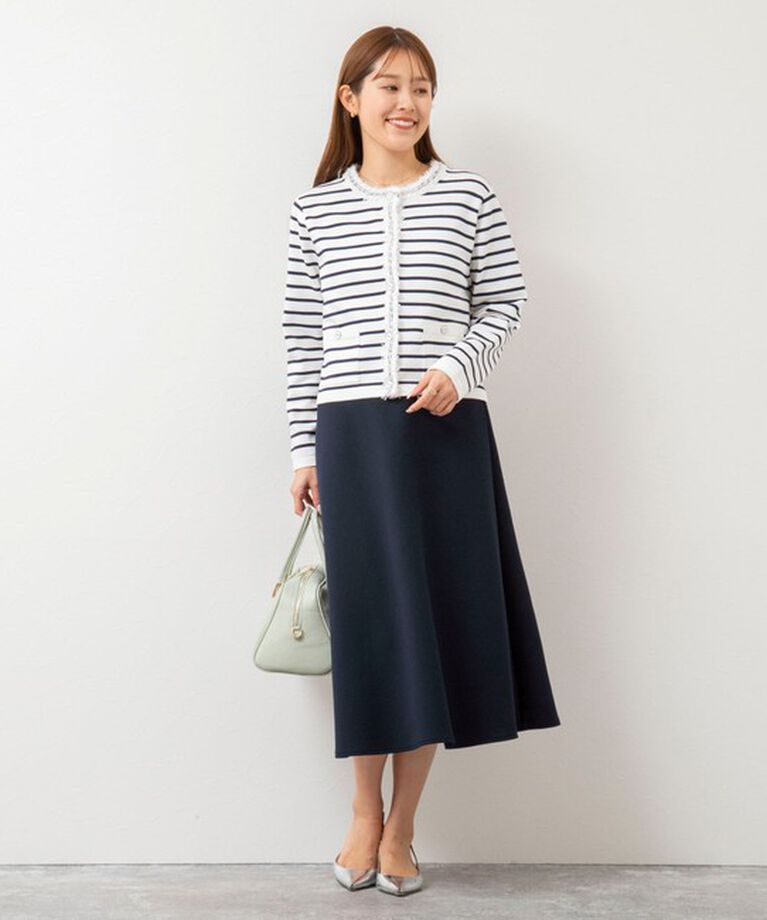 NOLLEY'S「【松葉☆別注サイズあり】ウォッシャブルエアボールフレアスカート」|フレア|
