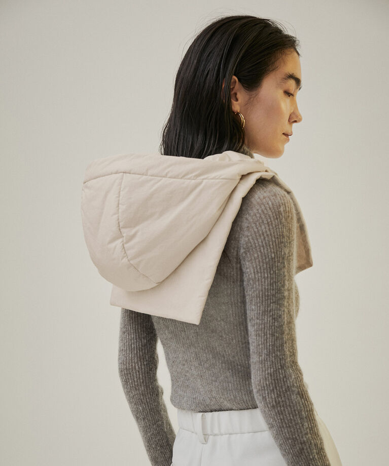 SALON adam et rope'「【雑誌掲載・撥水機能付き】バラクラバセットキルティングブルゾン/テントコート」|ブルゾン・スタジャン|