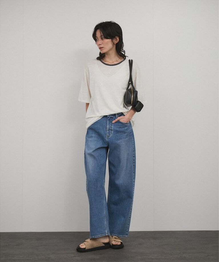 SALON adam et rope'「スプリットレザーワイドバッグ」|ショルダー・メッセンジャー|