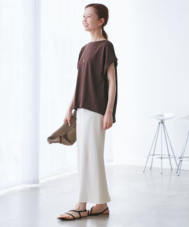 Rope’Picnic「マルチファンクション二の腕すっきり見えカットトップス」|Tシャツ・カットソー|