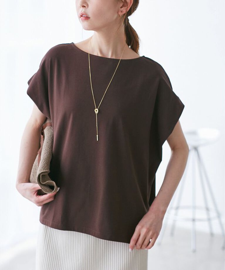 Rope’Picnic「マルチファンクション二の腕すっきり見えカットトップス」|Tシャツ・カットソー|