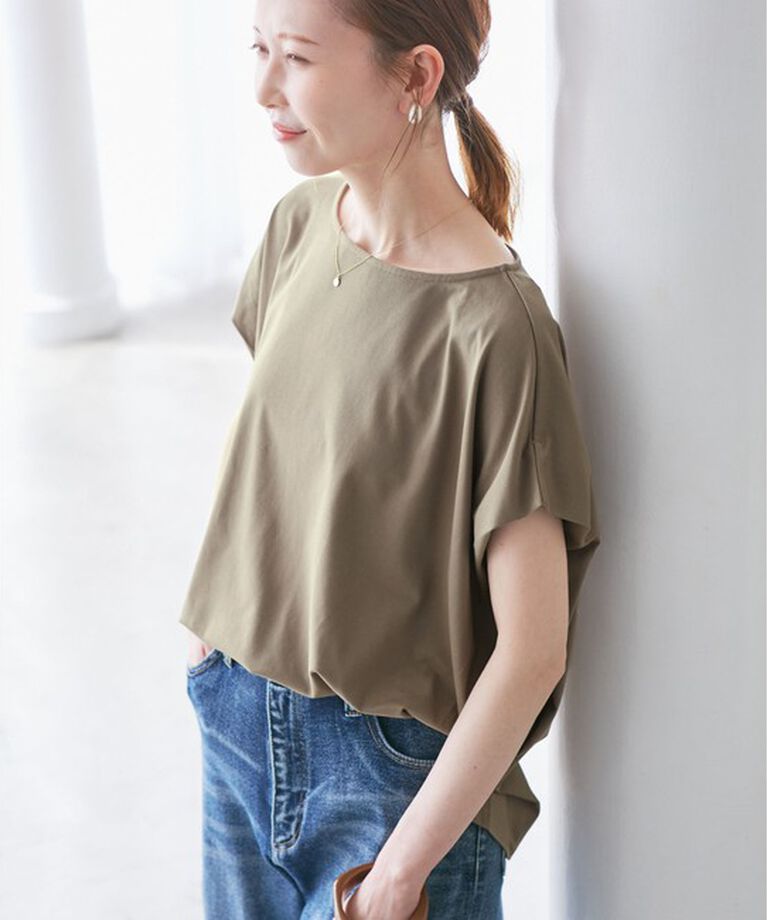 Rope’Picnic「マルチファンクション二の腕すっきり見えカットトップス」|Tシャツ・カットソー|
