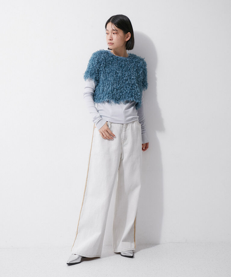 ADAM ET ROPE'「【再入荷】フェザープルオーバー」|Tシャツ・カットソー|