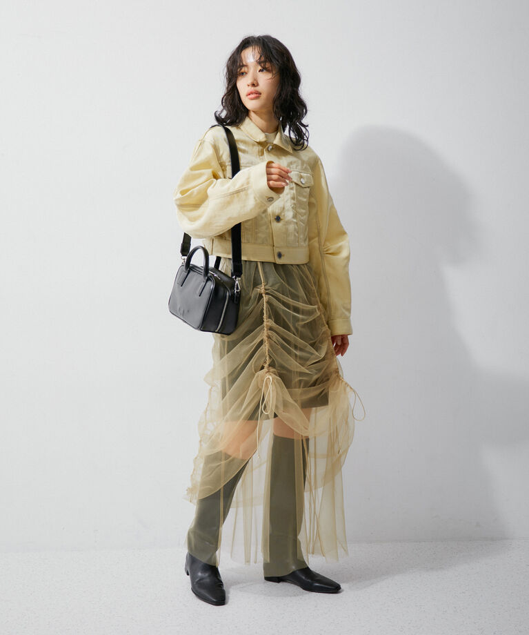 ADAM ET ROPE'「【一部WEB限定カラー・再入荷・サステナブル】ロゴスクエアボストンバッグ」|ショルダー・メッセンジャー|