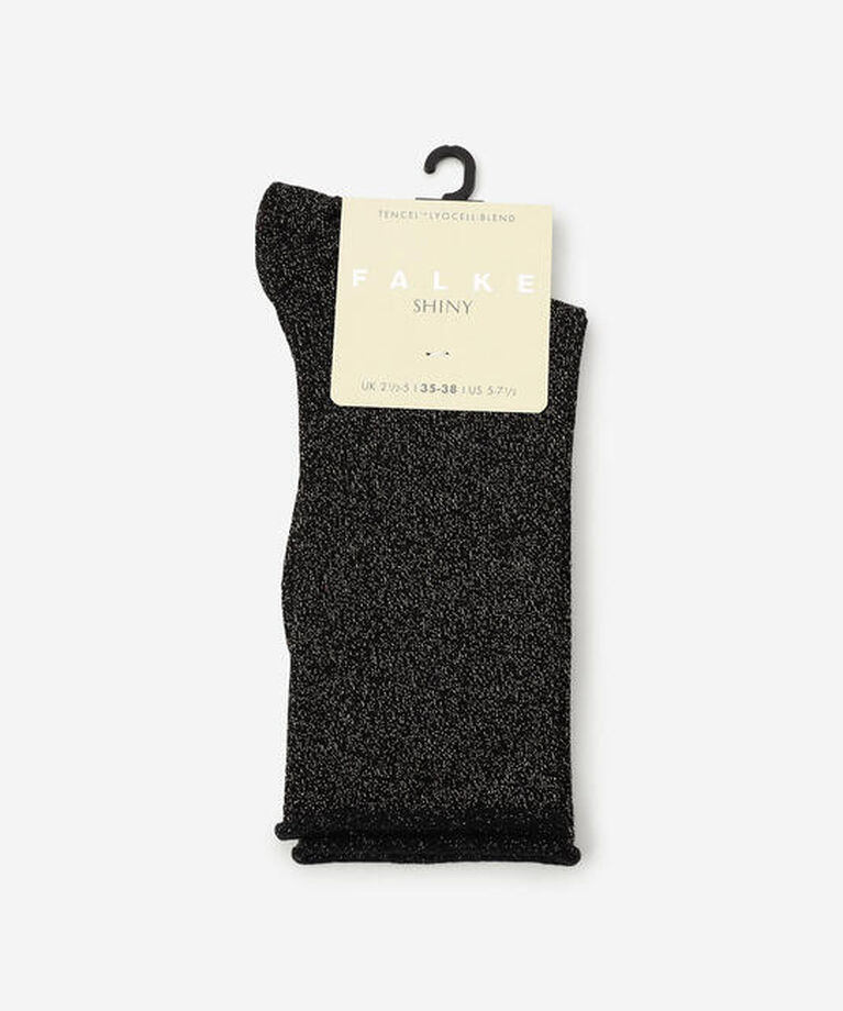 FALKE 「FALKE | Shiny Socks WOMEN」|ソックス|BLACK