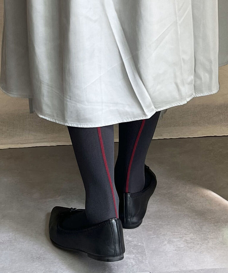  「【WEB限定】MAEE ラインソックス」|ソックス|