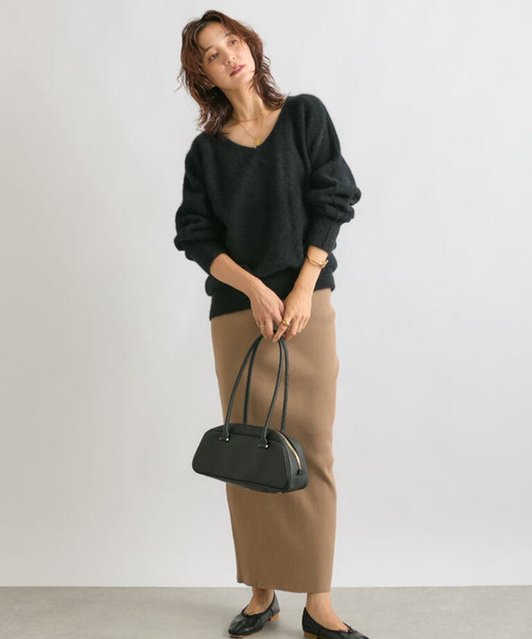  「【マイナス3kg/レビュー高評価☆】リブタイトスカート」|スカート|