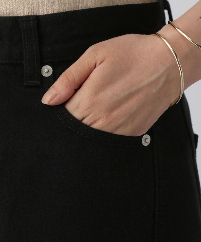 A part by 「【再入荷】Apbコクーンデニムパンツ」|デニム|