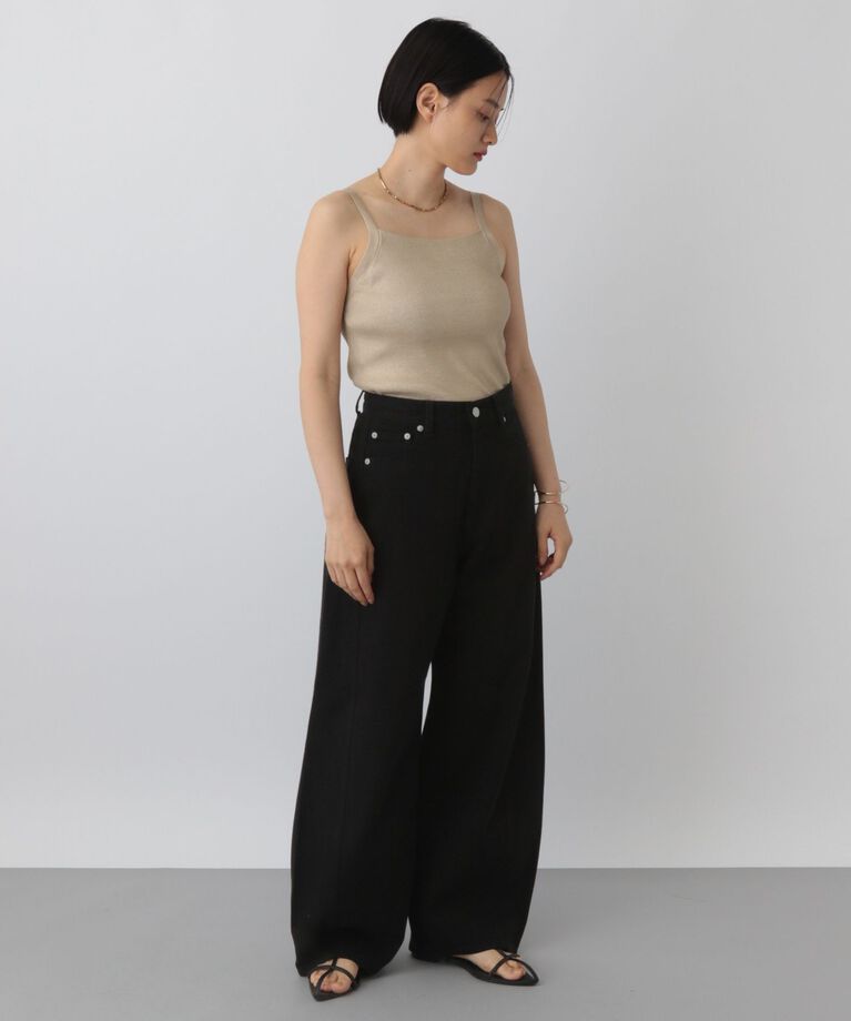 A part by 「【再入荷】Apbコクーンデニムパンツ」|デニム|