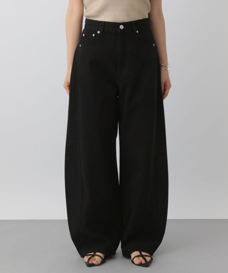 A part by 「【再入荷】Apbコクーンデニムパンツ」|デニム|